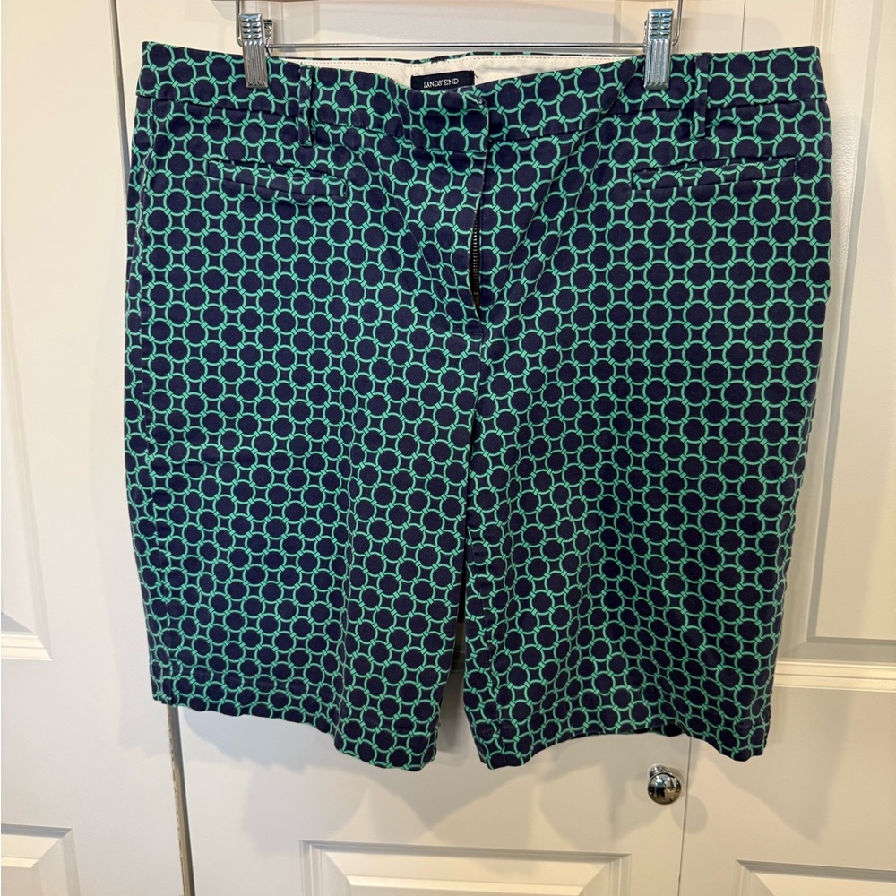 Lands’ End Womens 16 preppy Bermuda shorts
